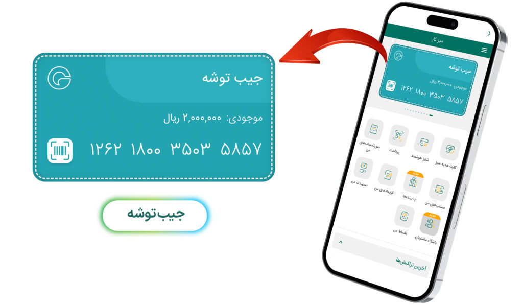 جیب توشه گرین‌پی